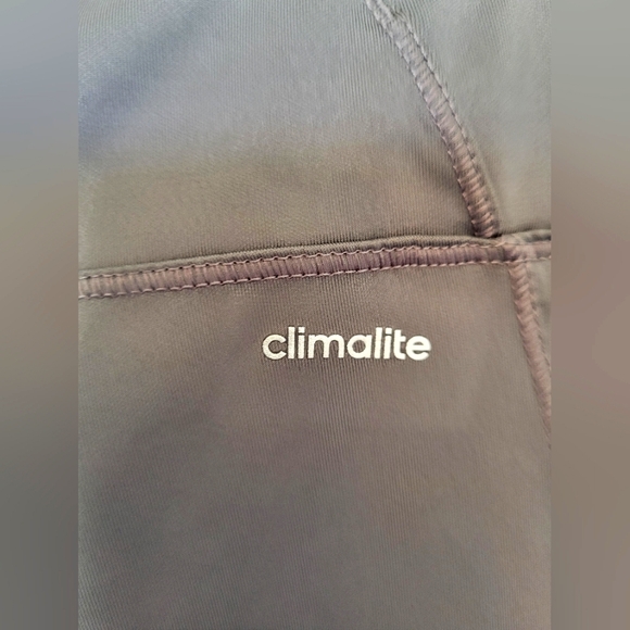 BNWT Adidas climalite grey Bobcats leggings size LG - Picture 4 of 8